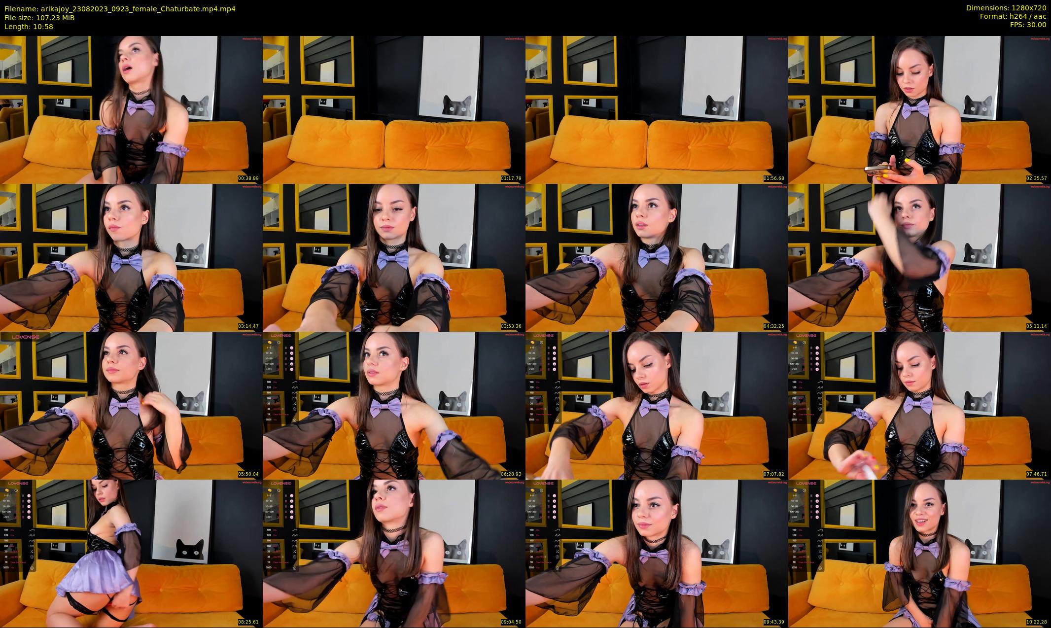 arikajoy — 11 minute Chaturbate female cam show recording, 720p, Aug 23, 2023
