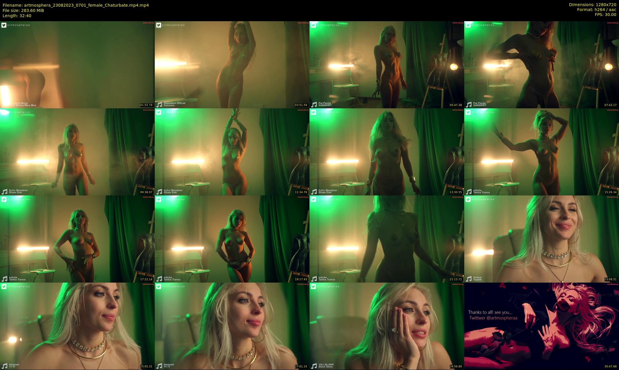 artmosphera — 33 minute Chaturbate female cam show recording, 720p, Aug 23, 2023