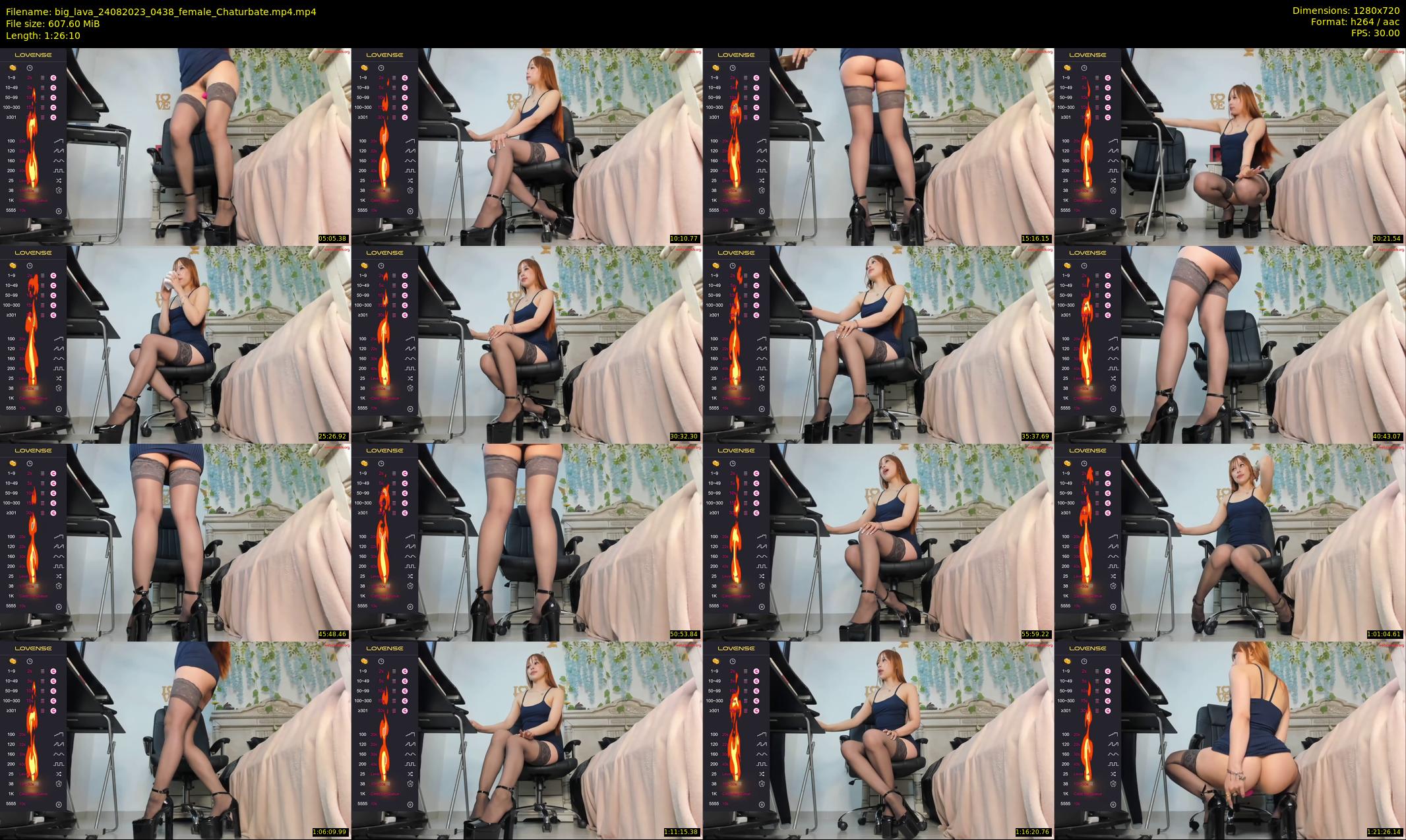 big_lava — 87 minute Chaturbate female cam show recording, 720p, Aug 24, 2023