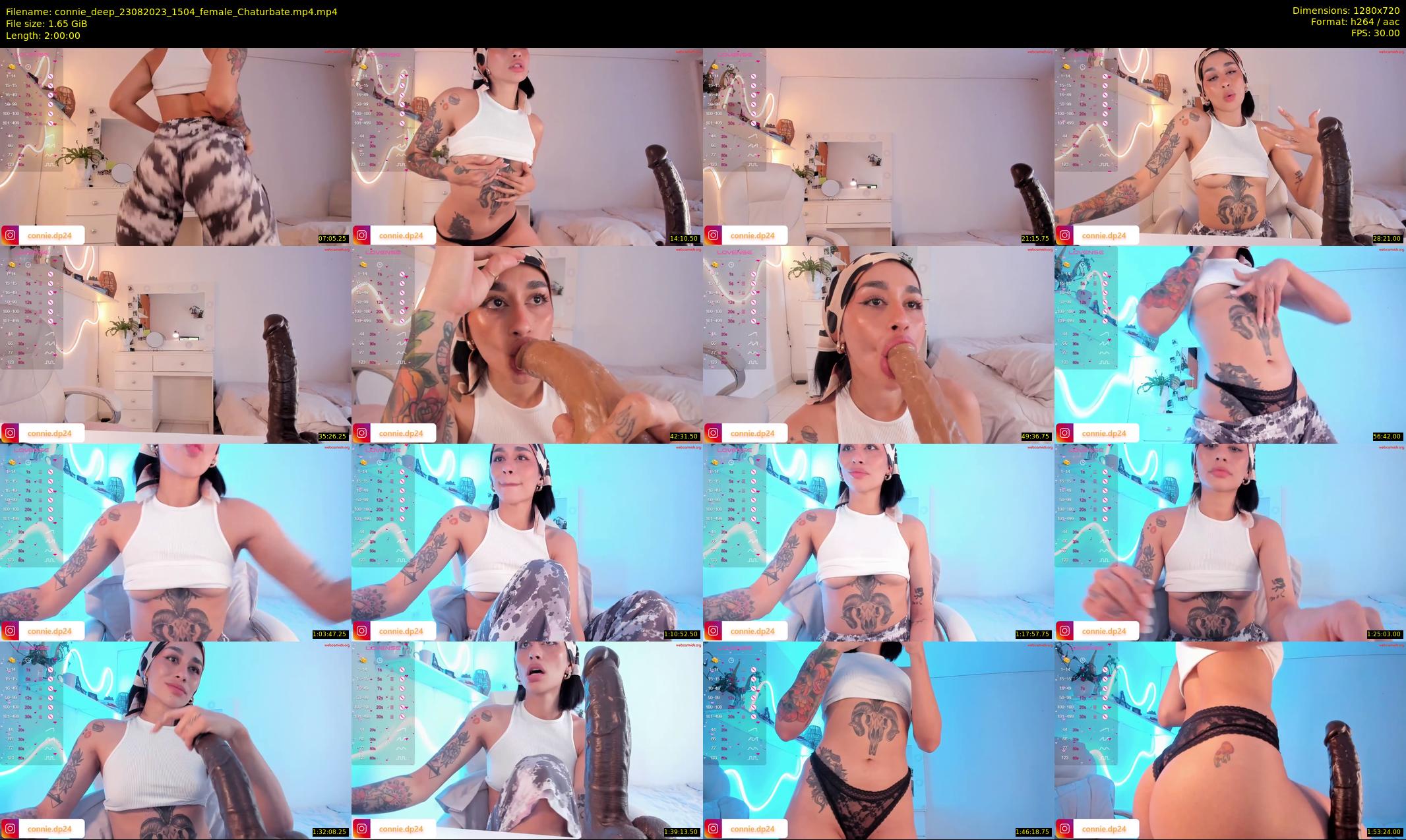 connie_deep — 120 minute Chaturbate female cam show recording, 720p, Aug 23, 2023