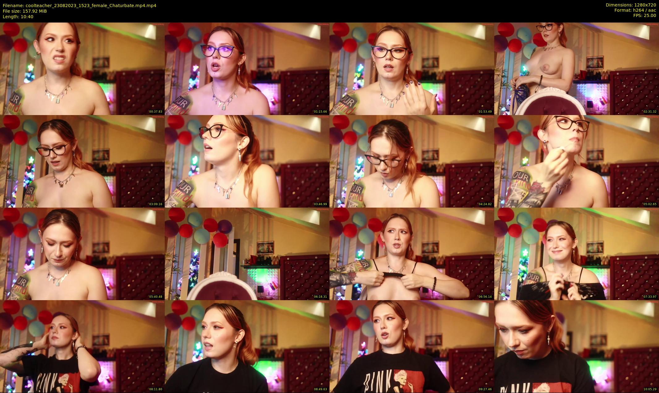 coolteacher — 11 minute Chaturbate female cam show recording, 720p, Aug 23, 2023
