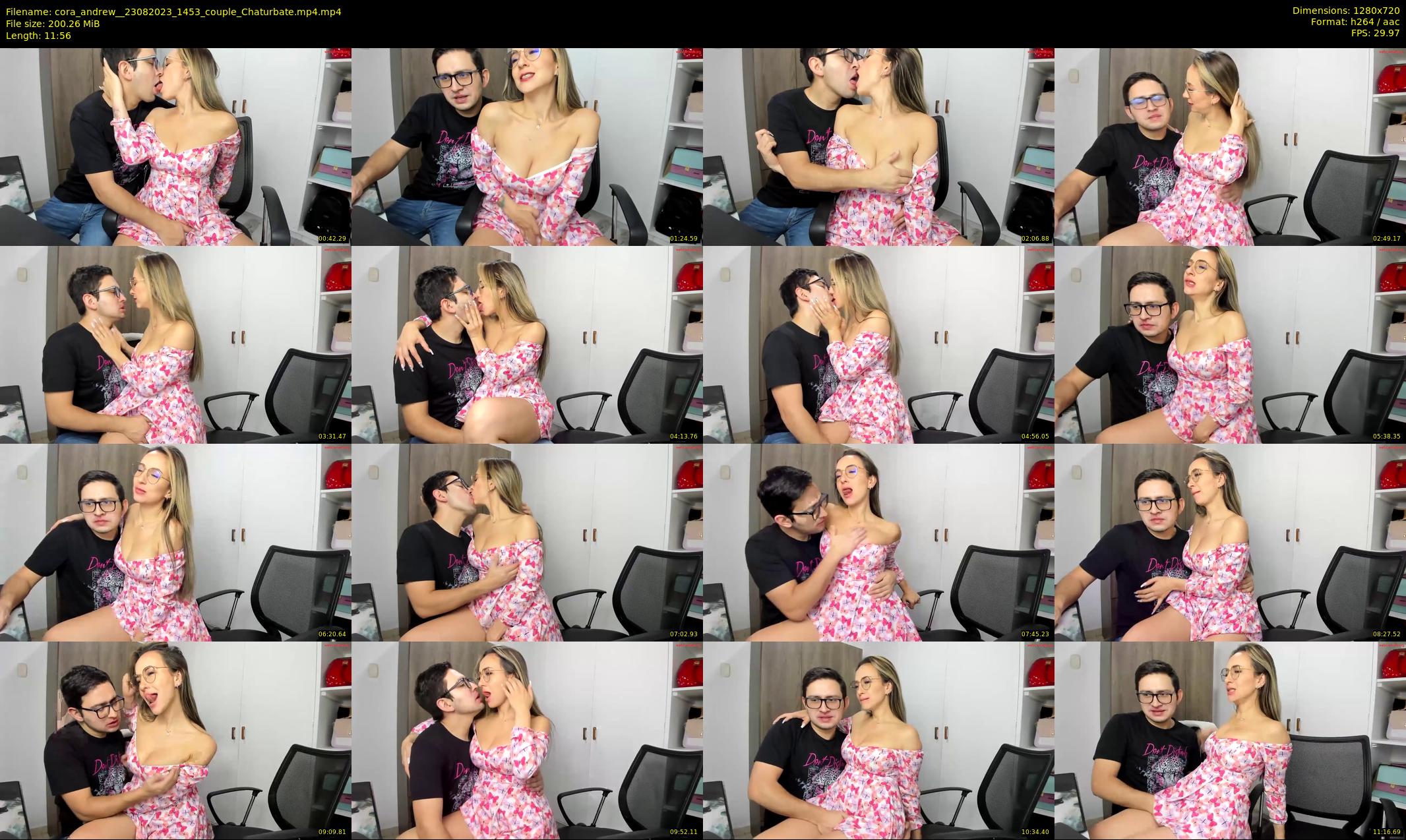 cora_andrew_ — 12 minute Chaturbate couple cam show recording, 720p, Aug 23, 2023