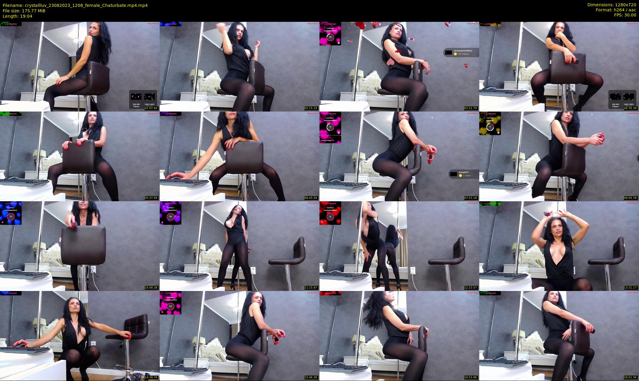 crystallluv — 20 minute Chaturbate female cam show recording, 720p, Aug 23, 2023
