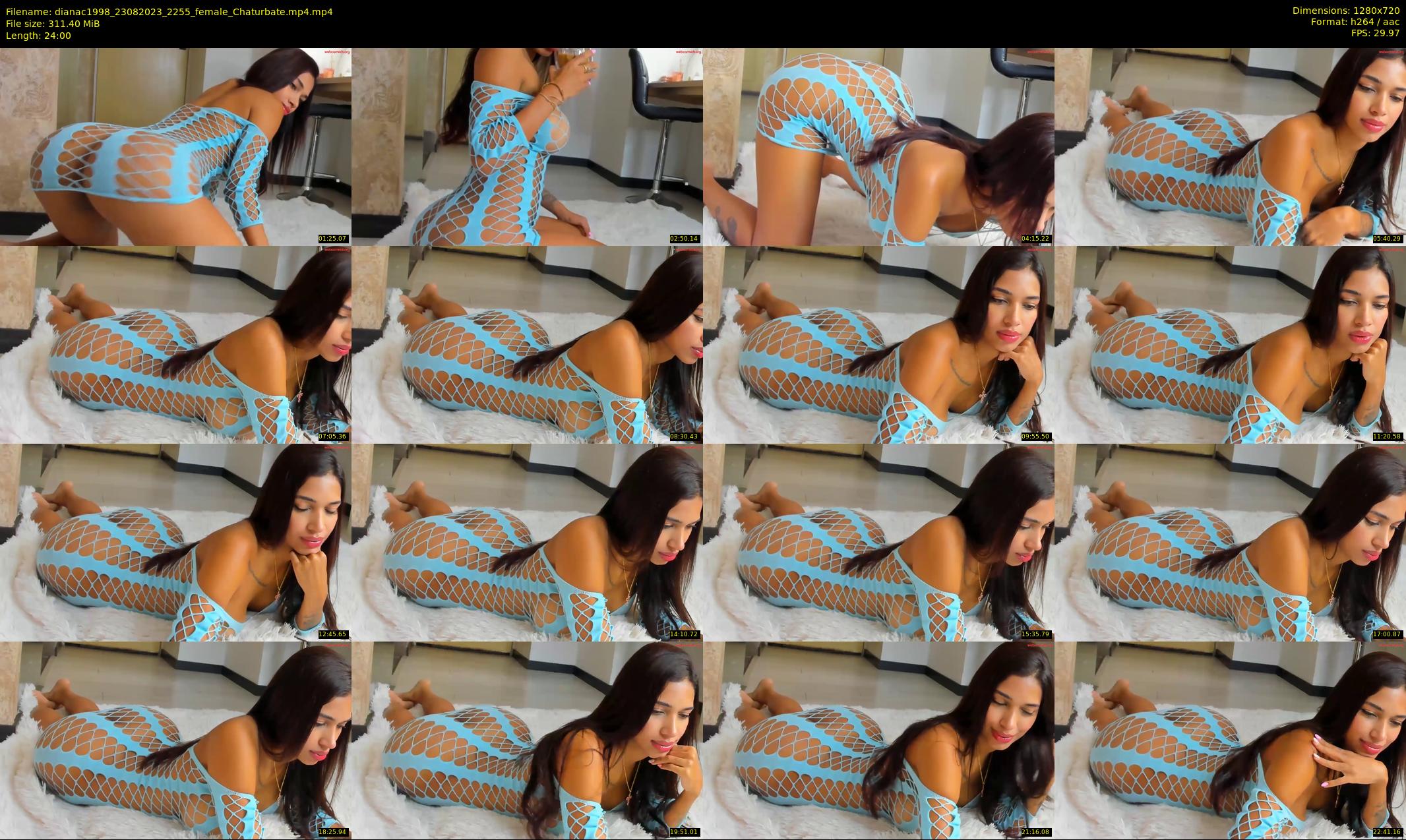dianac1998 — 24 minute Chaturbate female cam show recording, 720p, Aug 23, 2023