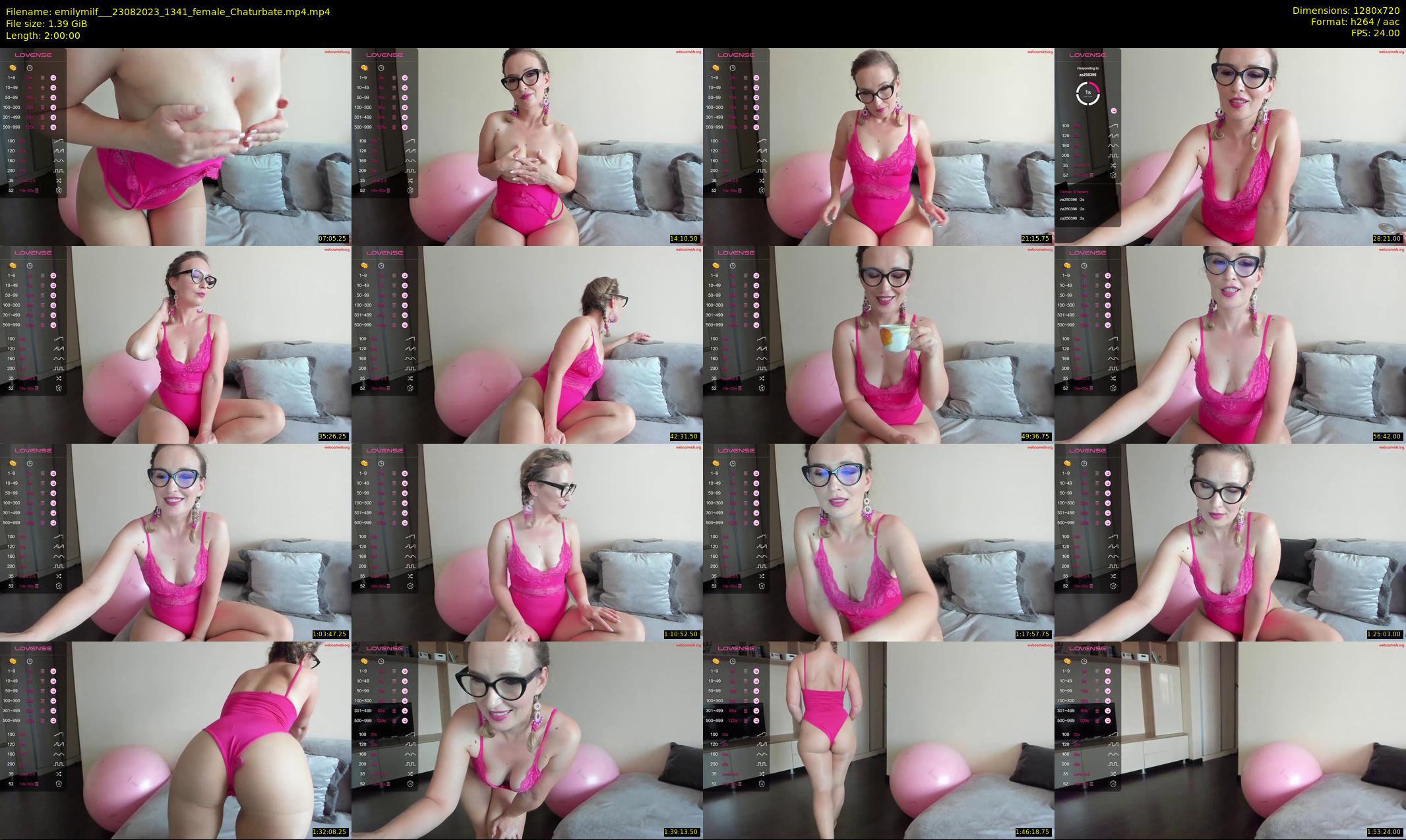 emilymilf__ — 120 minute Chaturbate female cam show recording, 720p, Aug 23, 2023