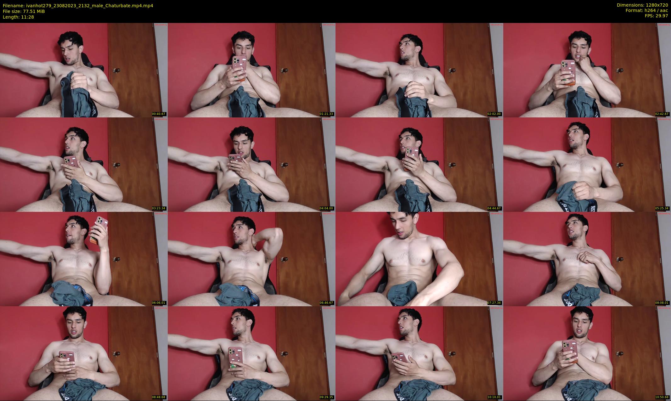 ivanhot279 — 12 minute Chaturbate male cam show recording, 720p, Aug 23, 2023
