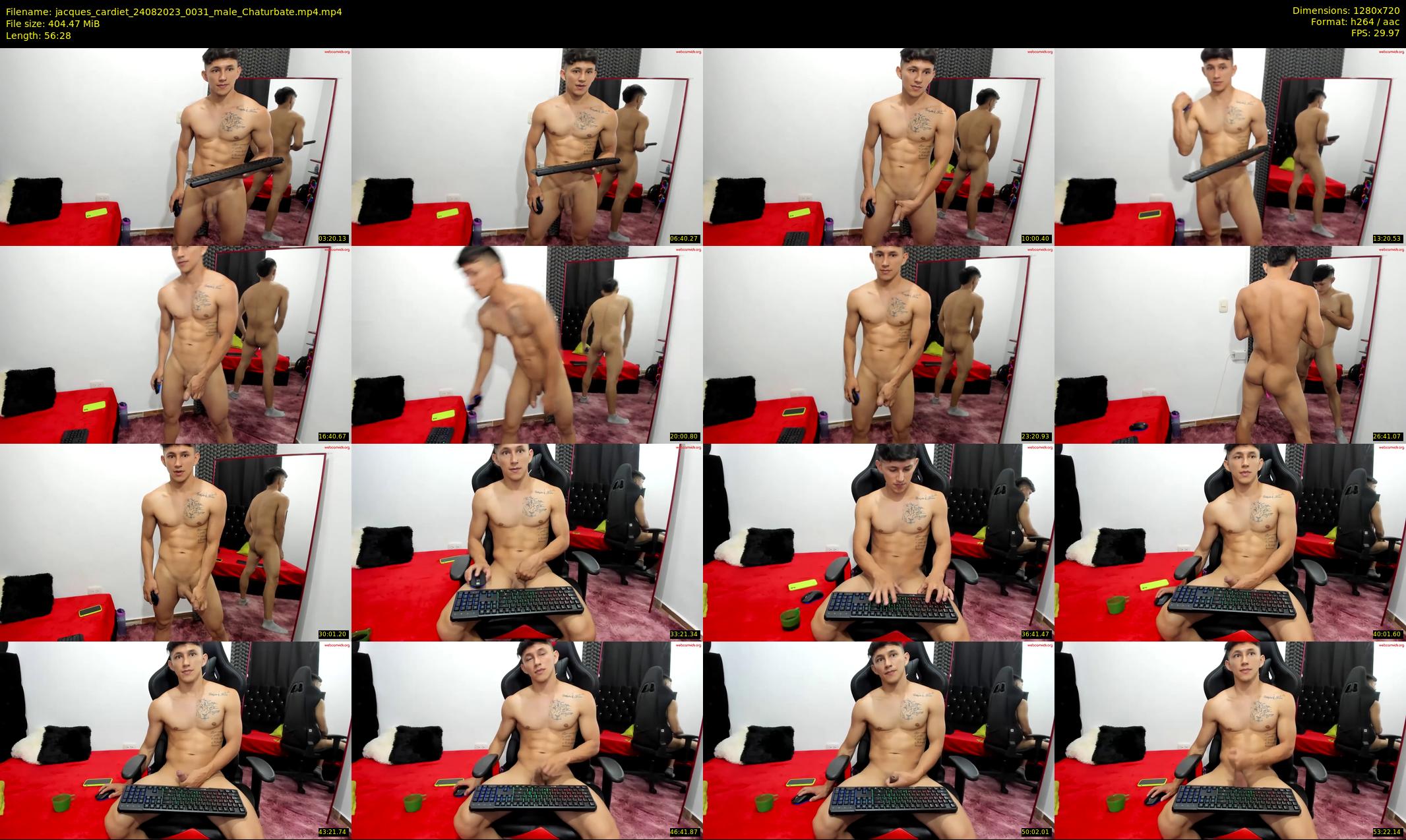 jacques_cardiet — 57 minute Chaturbate male cam show recording, 720p, Aug 24, 2023