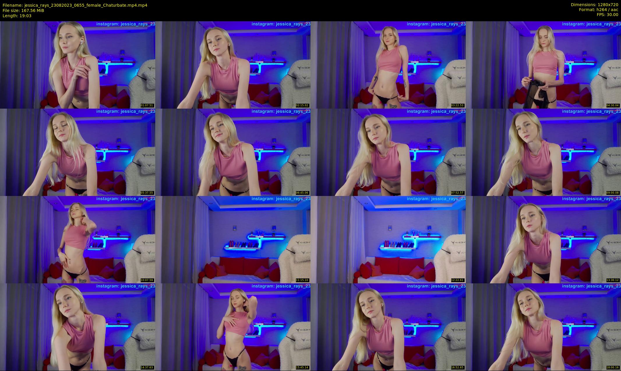 jessica_rays — 20 minute Chaturbate couple cam show recording, 720p, Aug 23, 2023