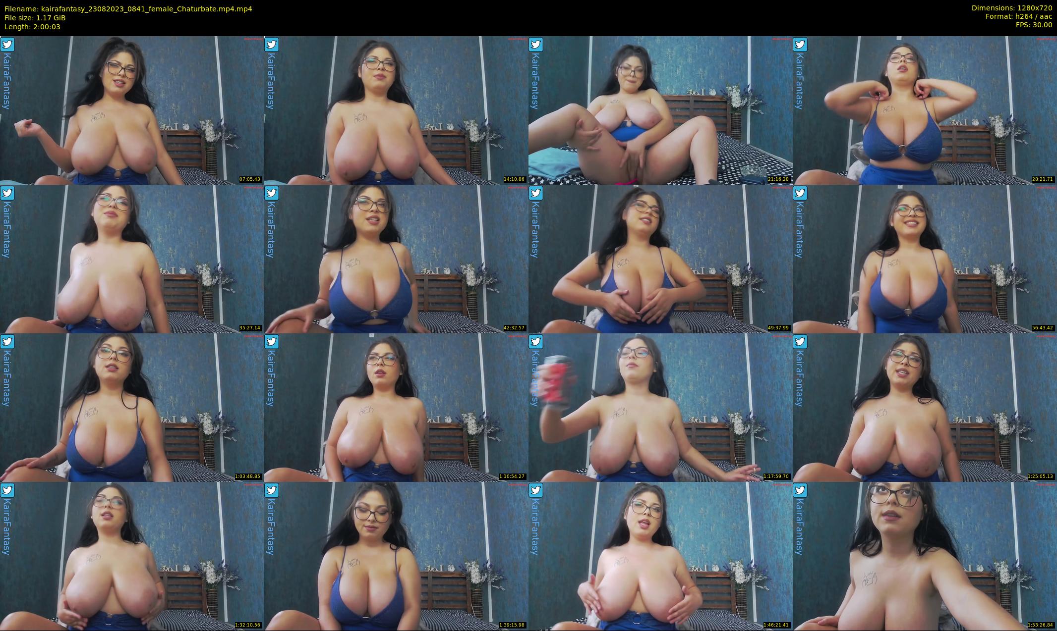 kairafantasy — 121 minute Chaturbate female cam show recording, 720p, Aug 23, 2023