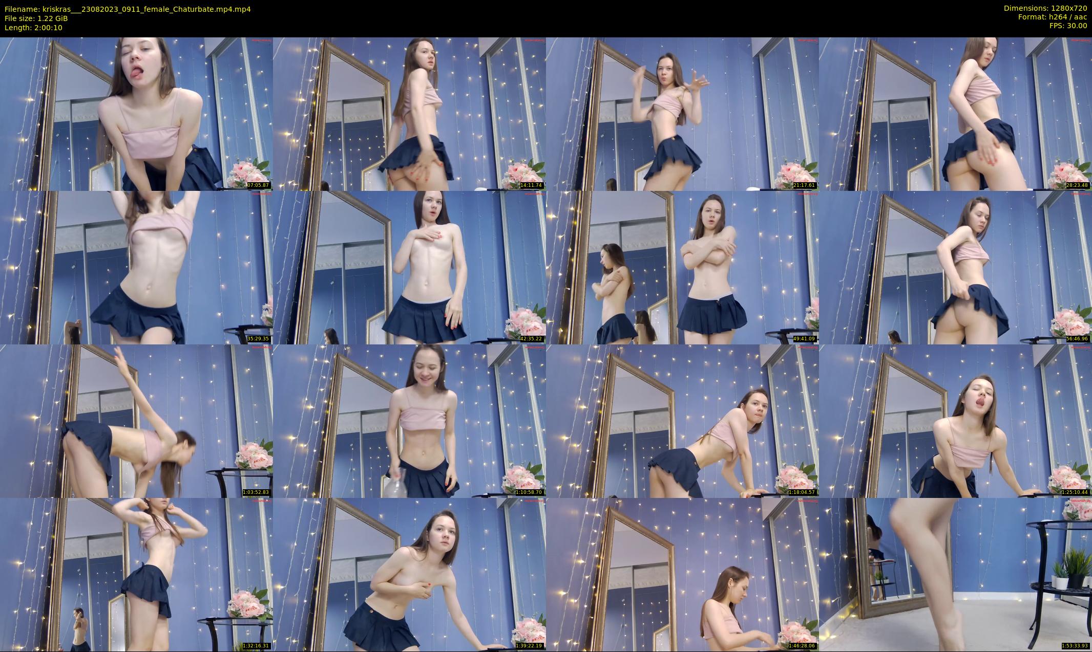 kriskras__ — 121 minute Chaturbate female cam show recording, 720p, Aug 23, 2023