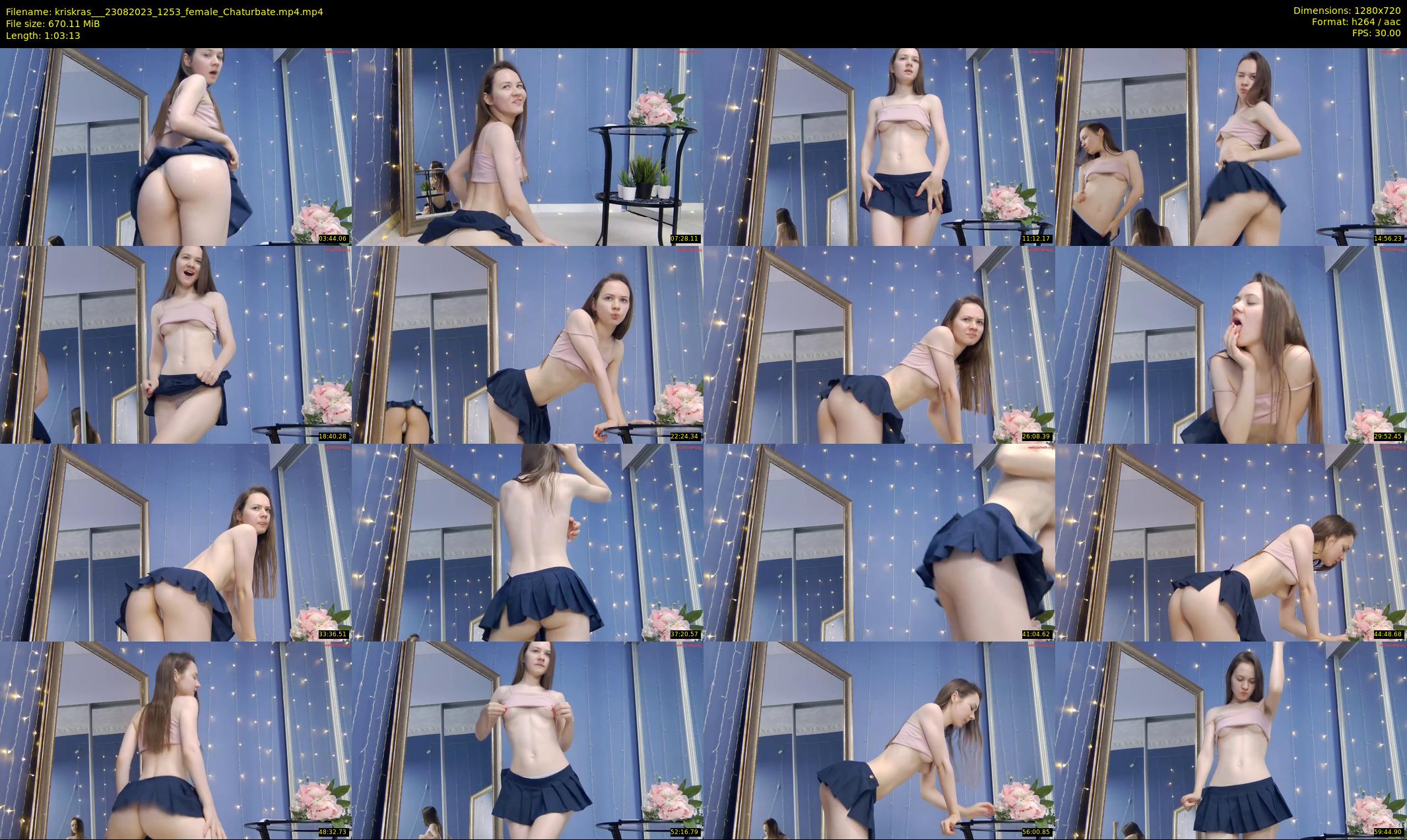 kriskras__ — 64 minute Chaturbate female cam show recording, 720p, Aug 23, 2023