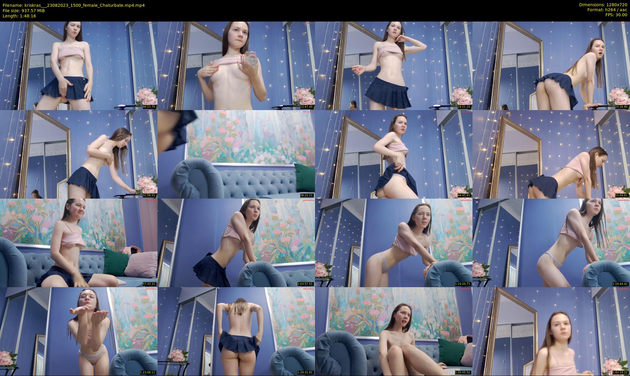kriskras__ — 109 minute Chaturbate female cam show recording, 720p, Aug 23, 2023