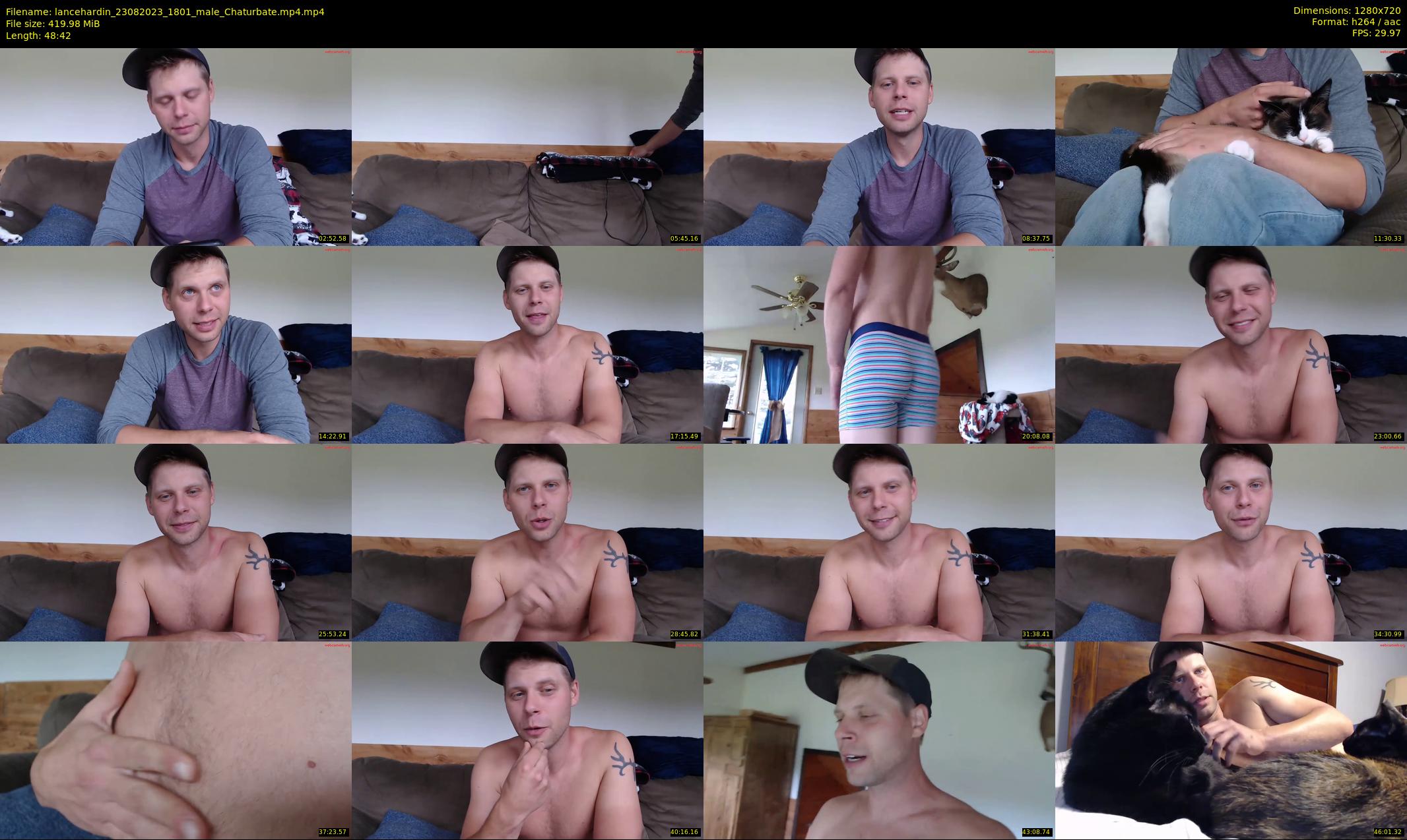 lancehardin — 49 minute Chaturbate male cam show recording, 720p, Aug 23, 2023