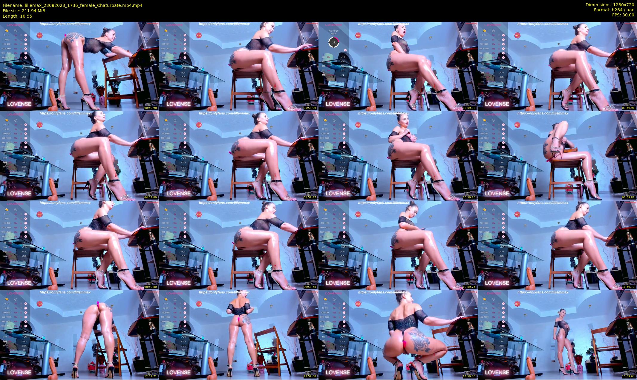 lillemax — 17 minute Chaturbate female cam show recording, 720p, Aug 23, 2023
