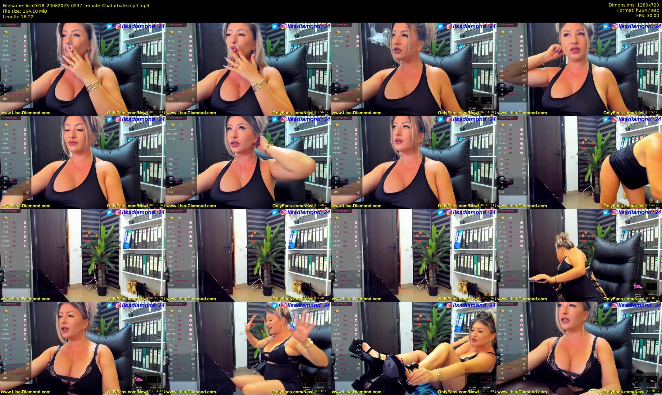 lisa2018 — 17 minute Chaturbate female cam show recording, 720p, Aug 24, 2023