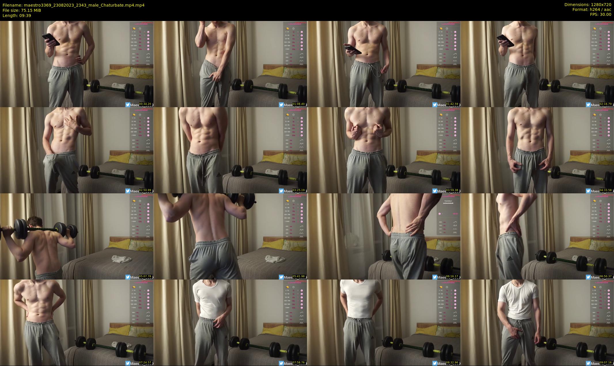 maestro3369 — 10 minute Chaturbate male cam show recording, 720p, Aug 23, 2023