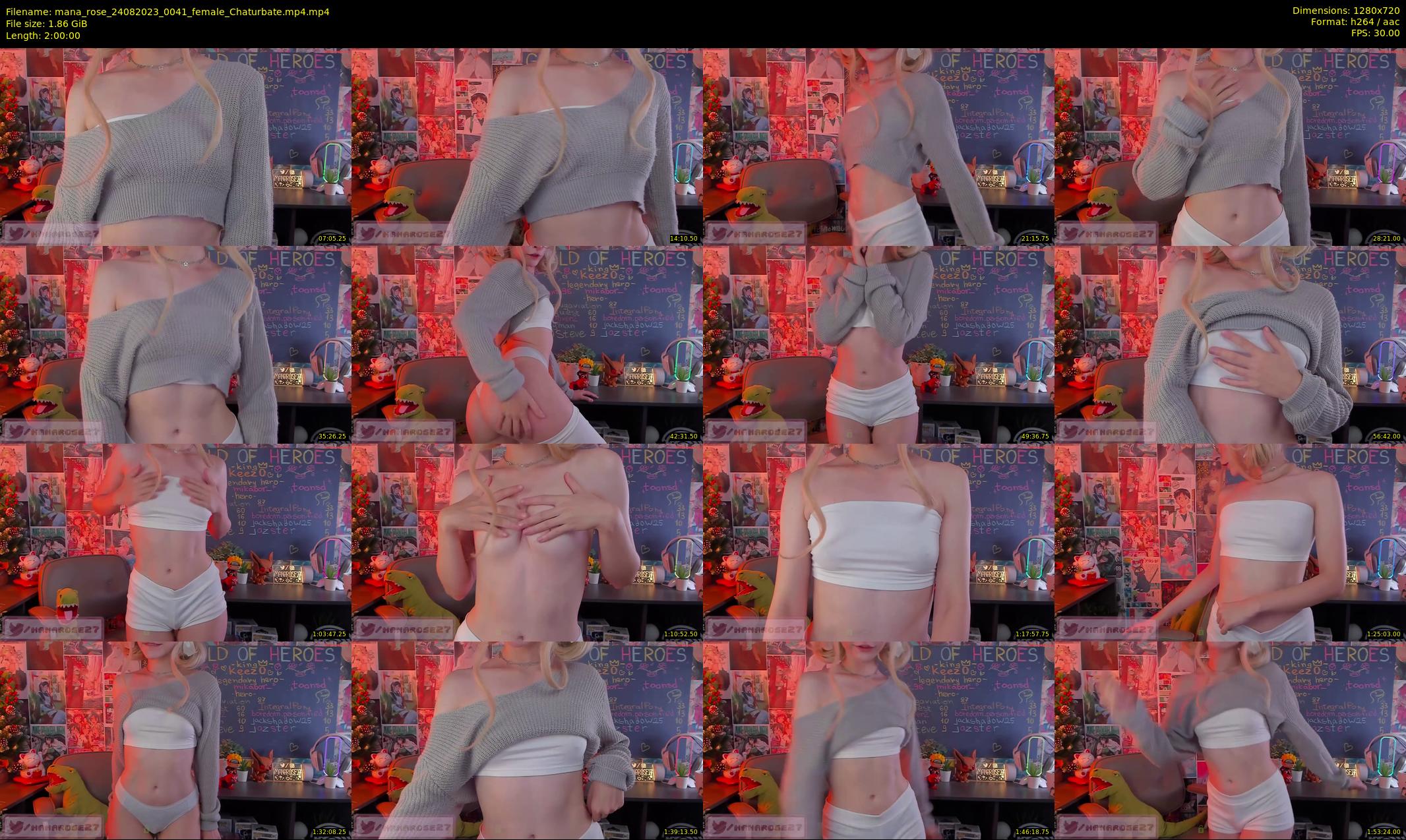 mana_rose — 120 minute Chaturbate female cam show recording, 720p, Aug 24, 2023