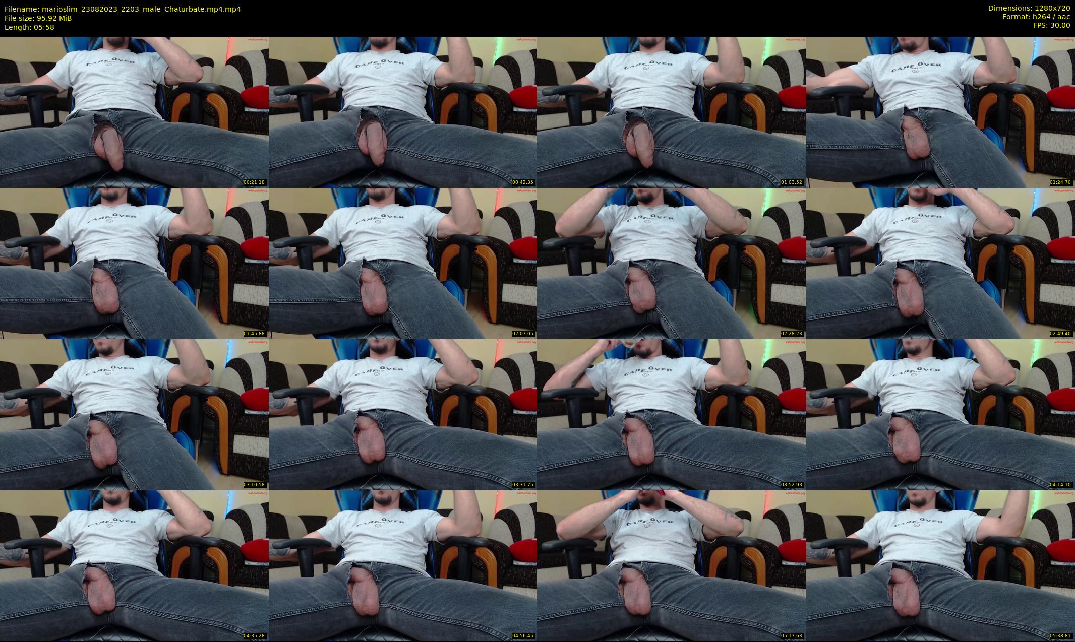 marioslim — 6 minute Chaturbate male cam show recording, 720p, Aug 23, 2023