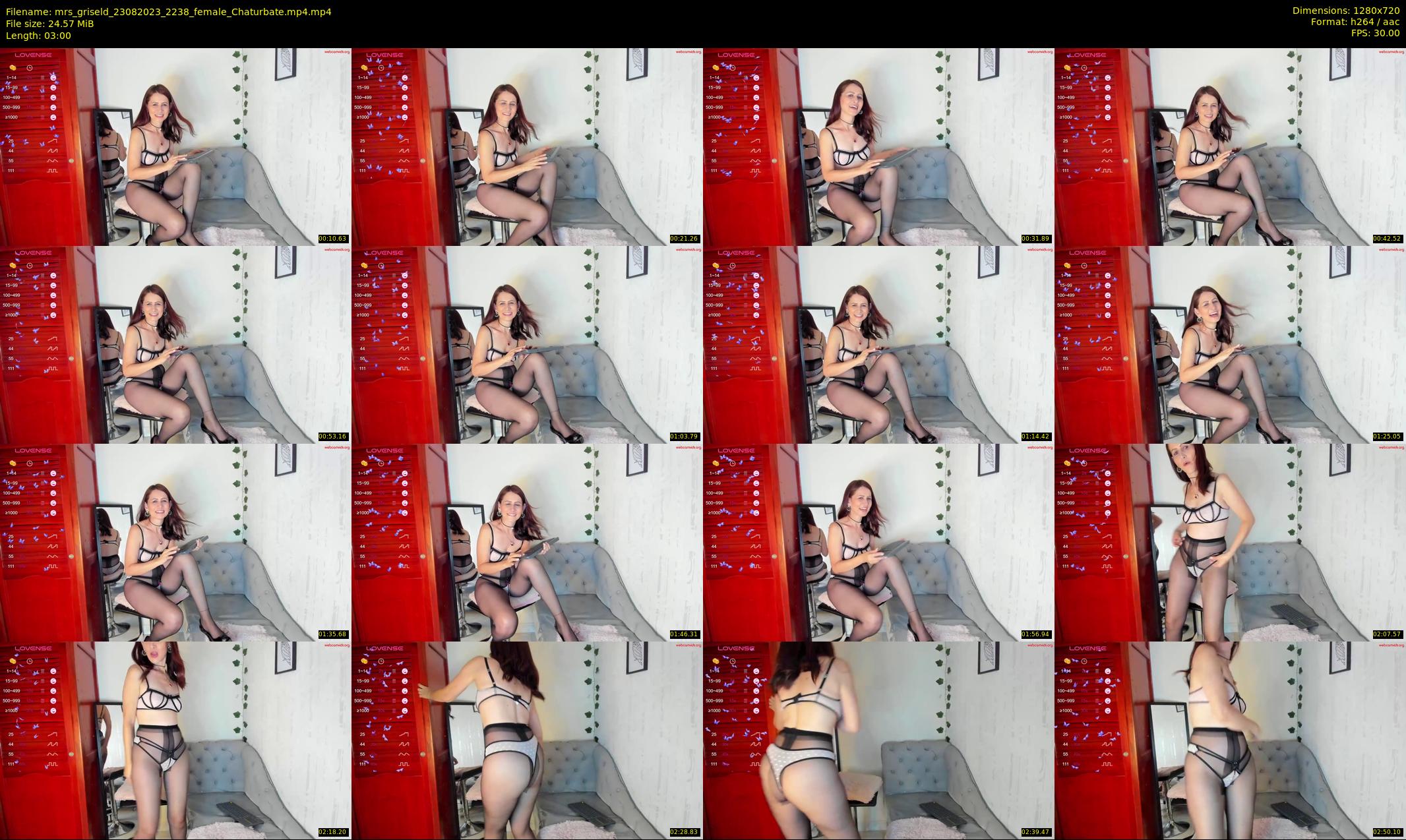 mrs_griseld — 3 minute Chaturbate female cam show recording, 720p, Aug 23, 2023