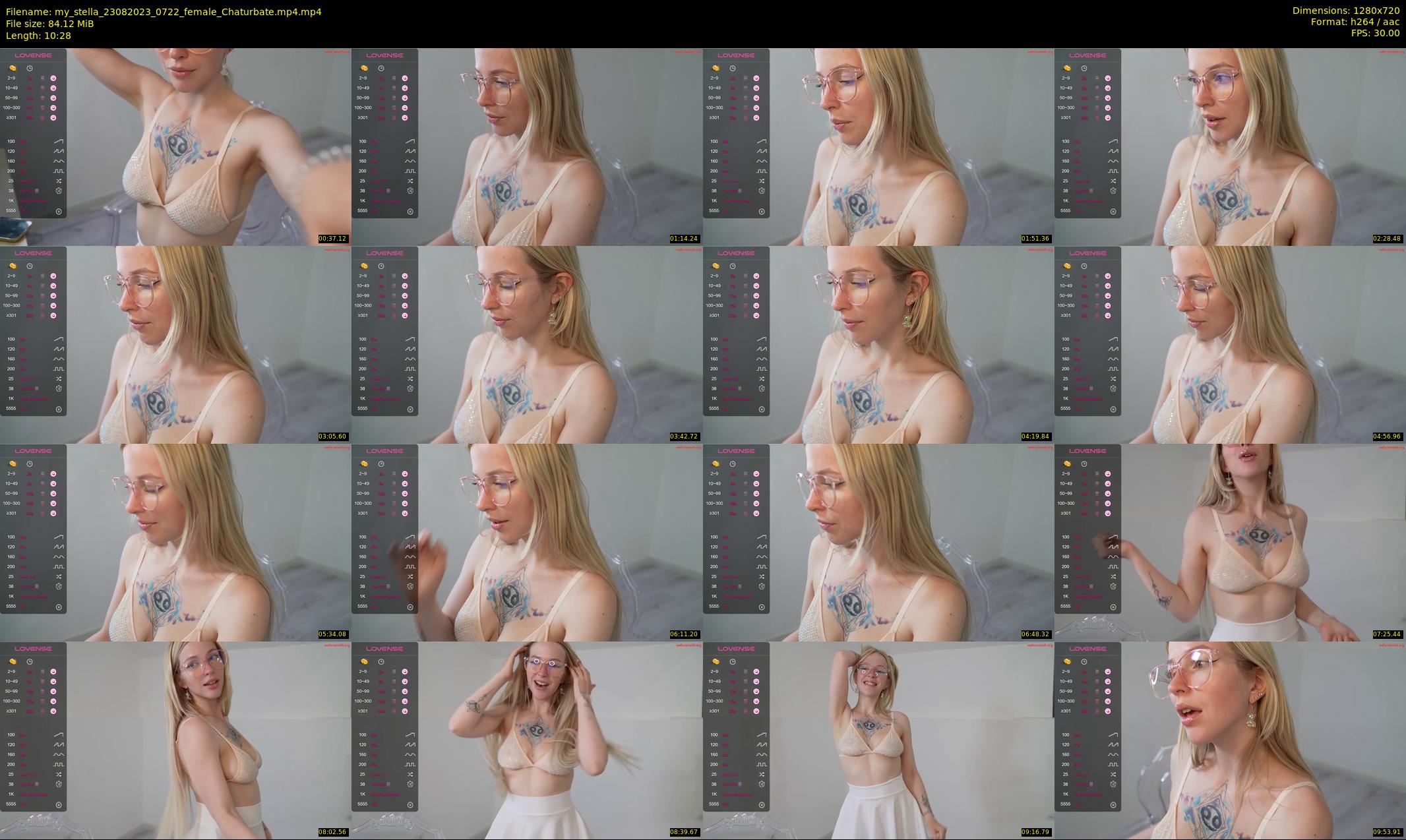 my_stella — 11 minute Chaturbate female cam show recording, 720p, Aug 23, 2023
