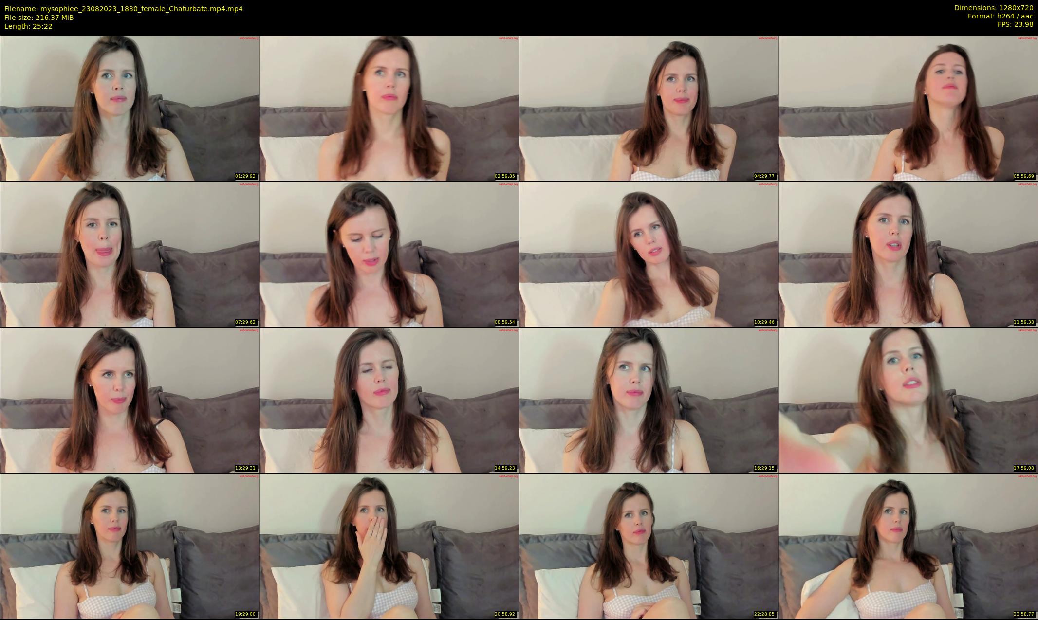 mysophiee — 26 minute Chaturbate female cam show recording, 720p, Aug 23, 2023