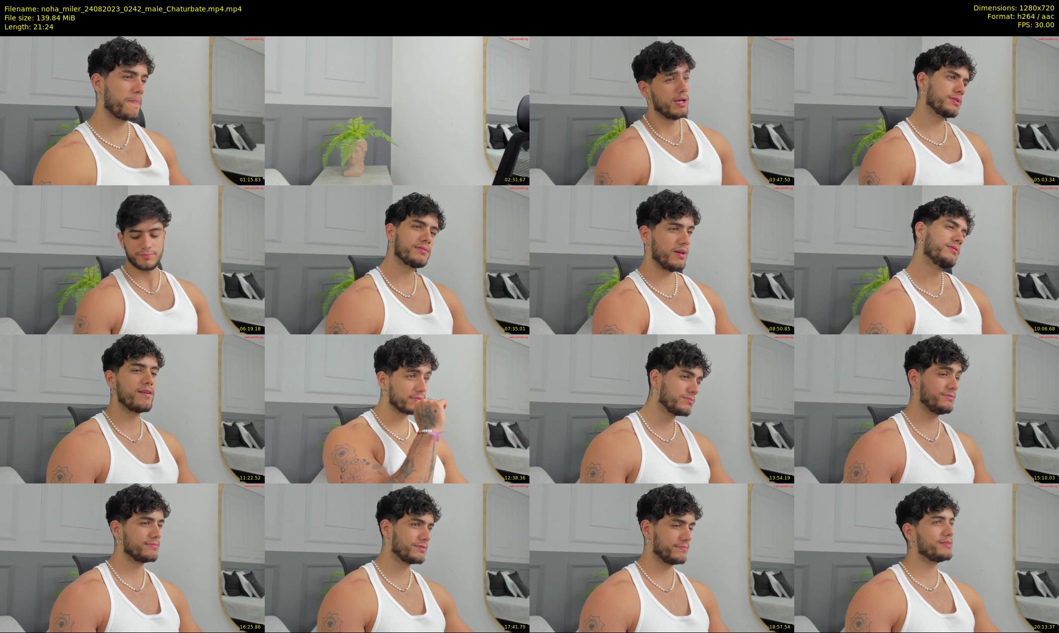 noha_miler — 22 minute Chaturbate male cam show recording, 720p, Aug 24, 2023
