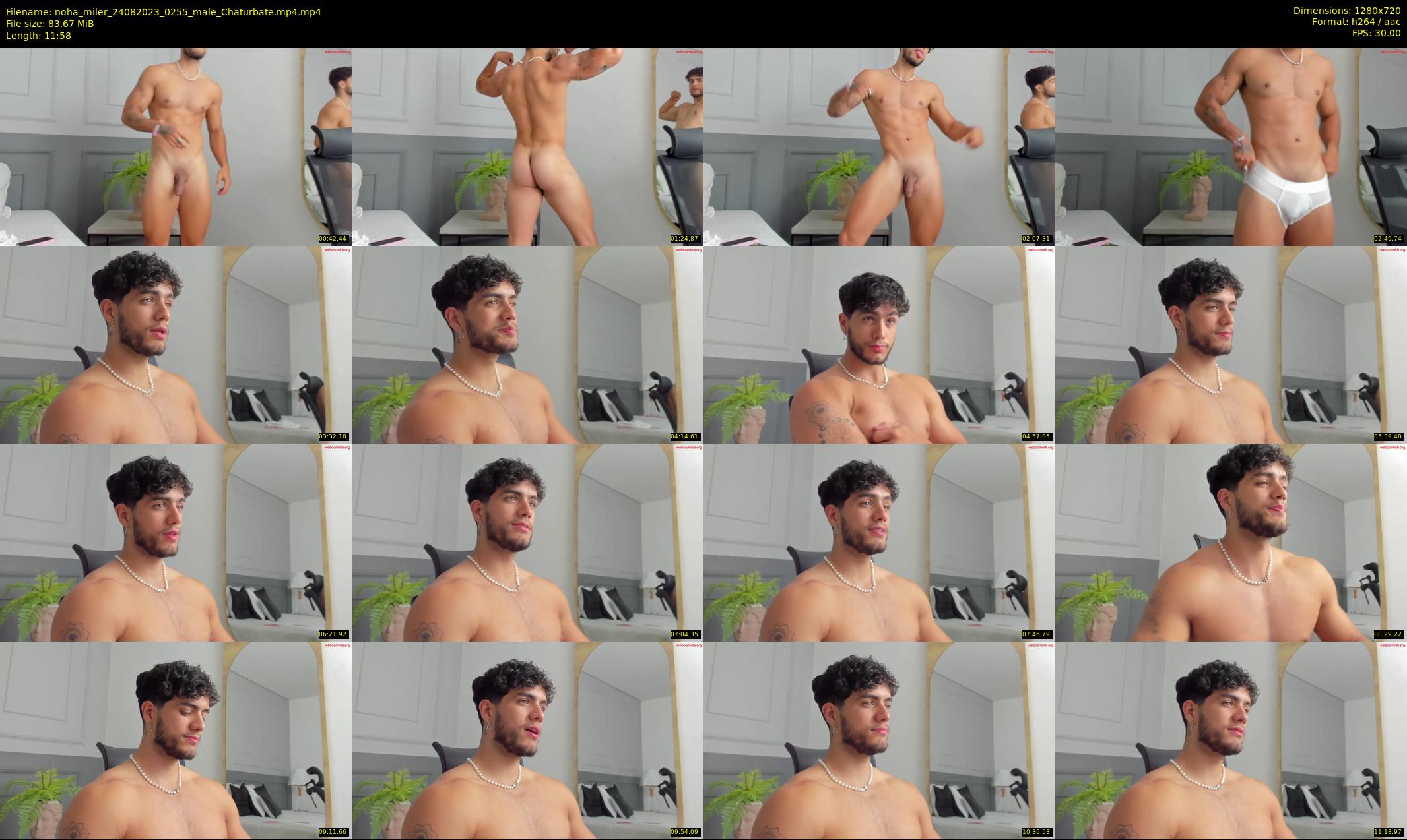 noha_miler — 12 minute Chaturbate male cam show recording, 720p, Aug 24, 2023