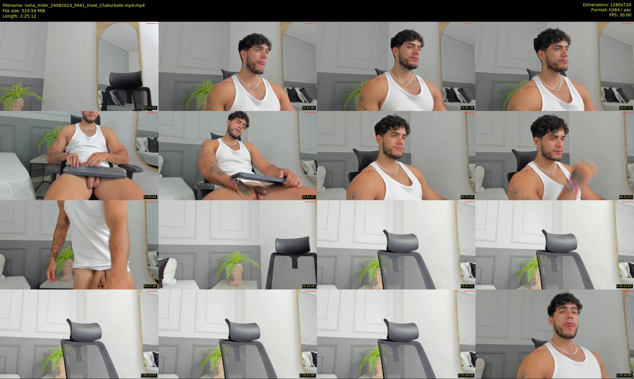 noha_miler — 86 minute Chaturbate male cam show recording, 720p, Aug 24, 2023