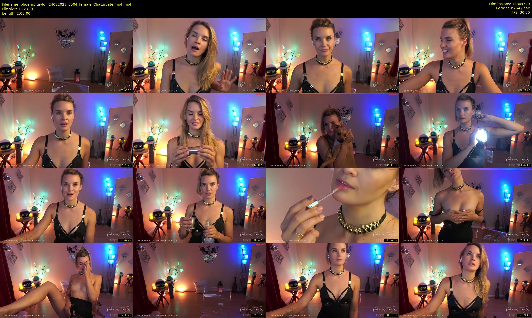 phoenix_taylor — 120 minute Chaturbate female cam show recording, 720p, Aug 24, 2023