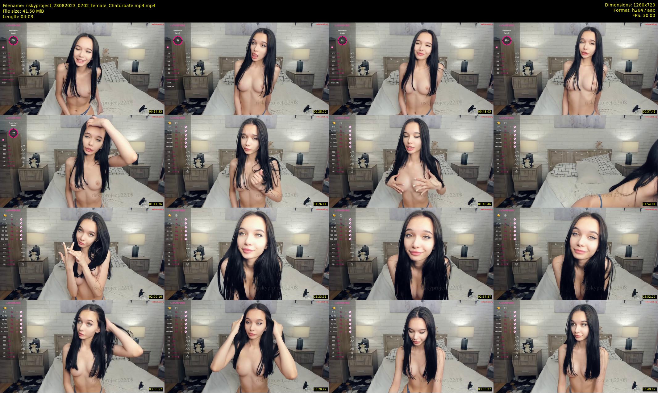 riskyproject — 5 minute Chaturbate couple cam show recording, 720p, Aug 23, 2023