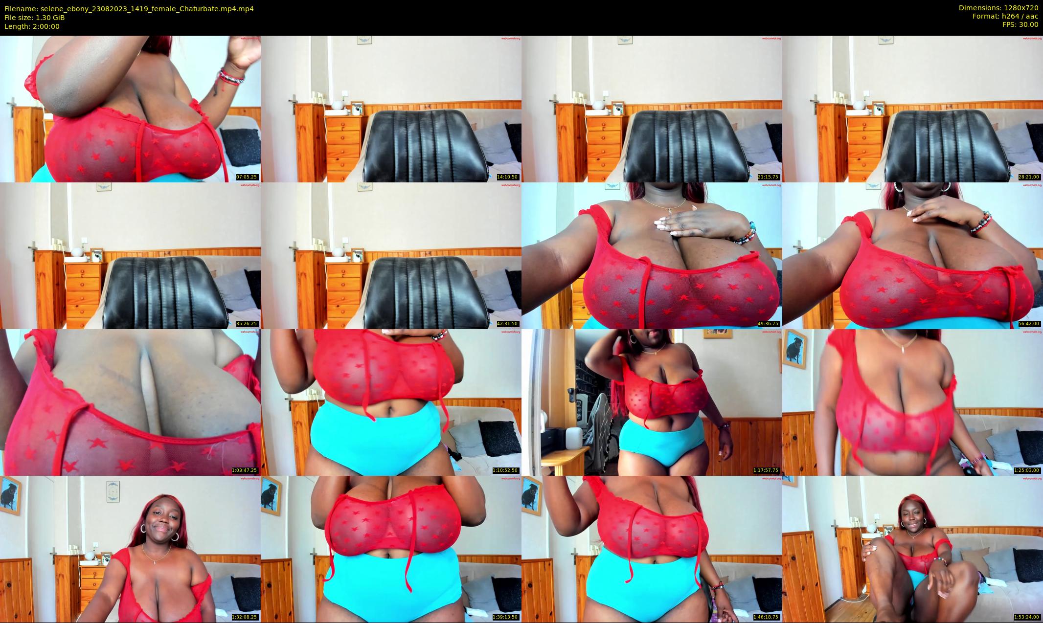 selene_ebony — 120 minute Chaturbate female cam show recording, 720p, Aug 23, 2023
