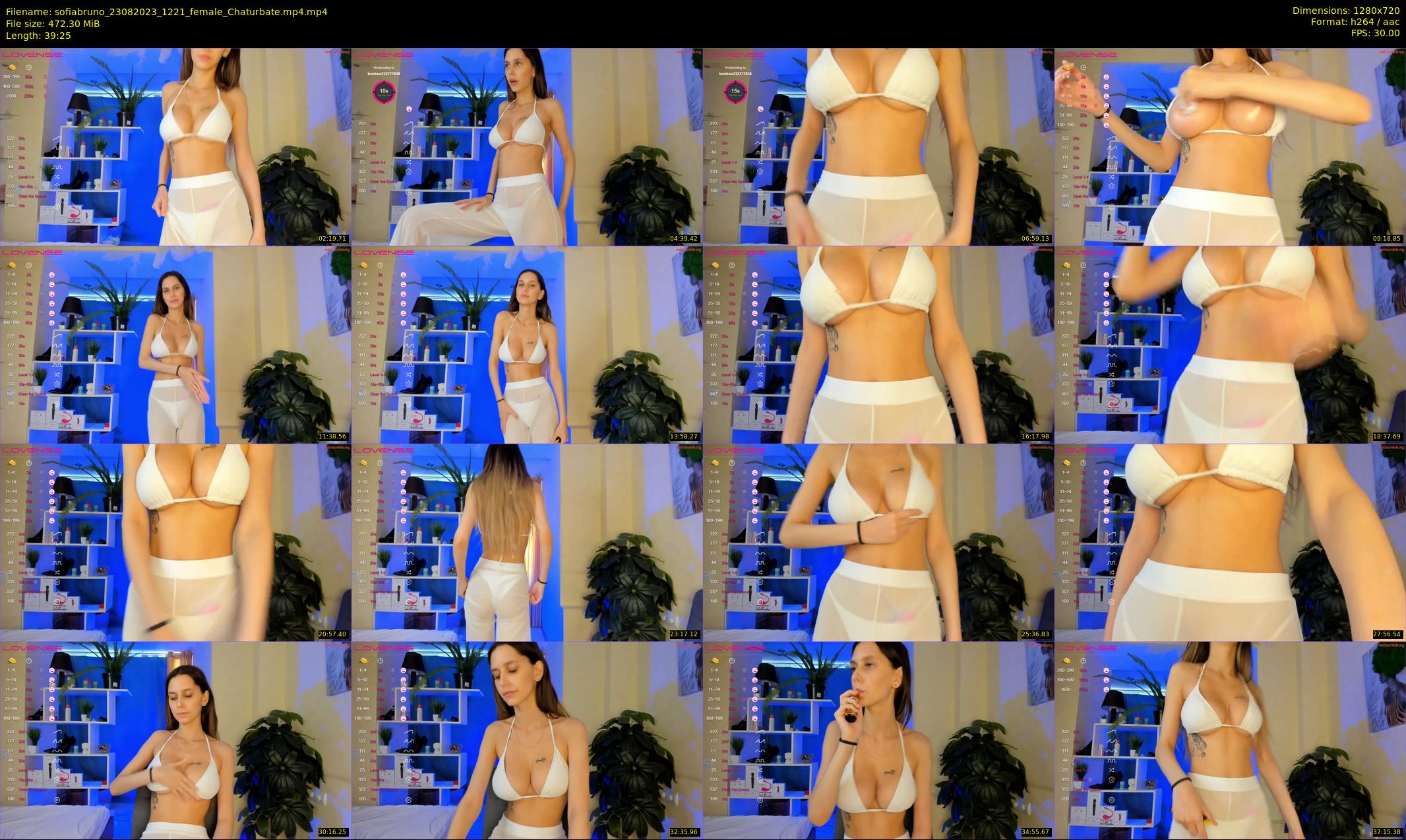sofiabruno — 40 minute Chaturbate female cam show recording, 720p, Aug 23, 2023