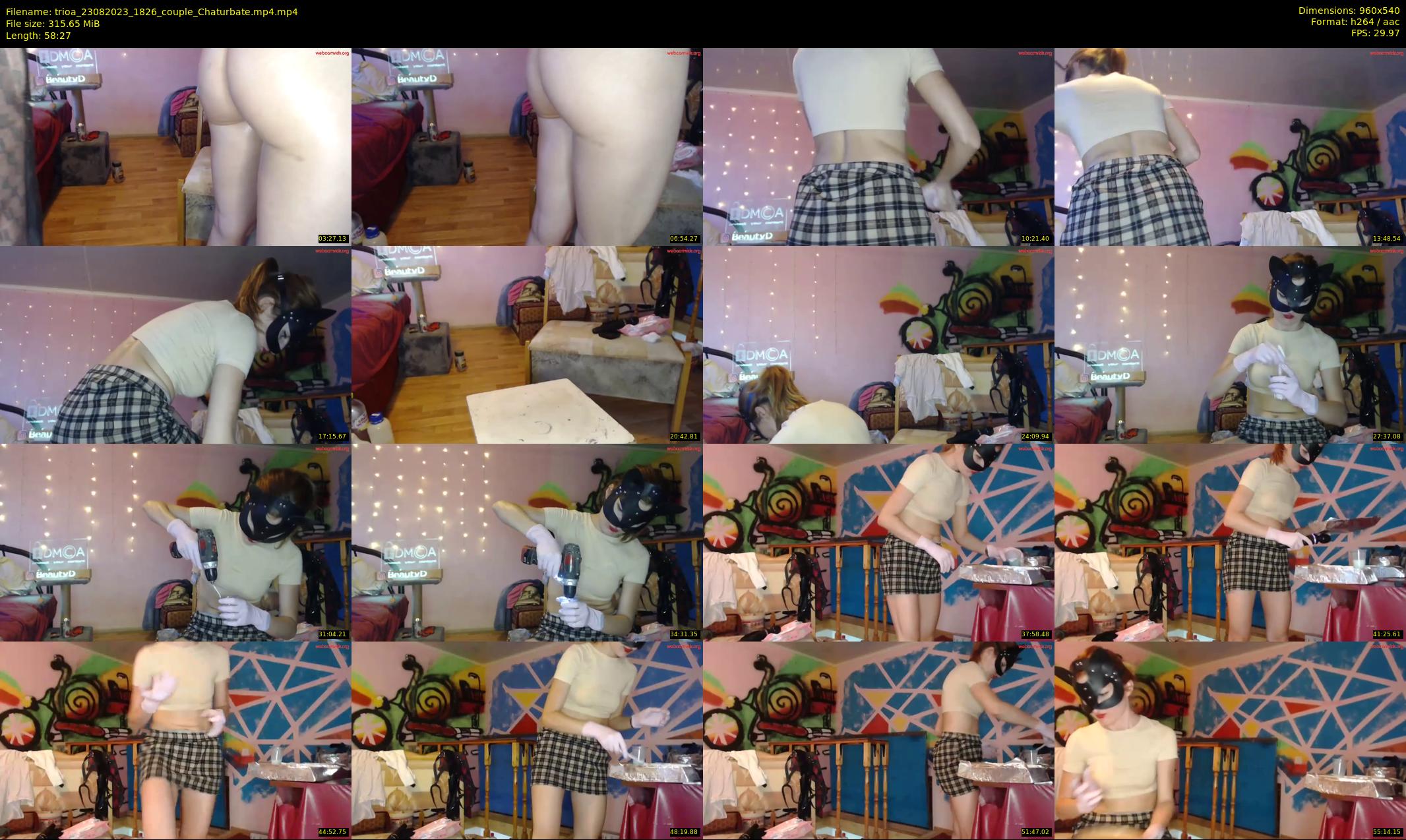 trioa — 59 minute Chaturbate couple cam show recording, 480p, Aug 23, 2023