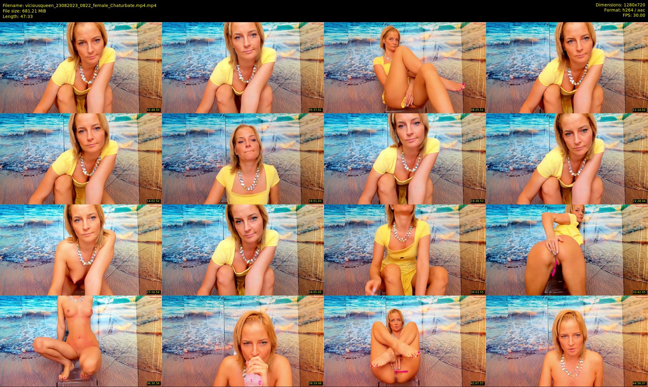 viciousqueen — 48 minute Chaturbate female cam show recording, 720p, Aug 23, 2023