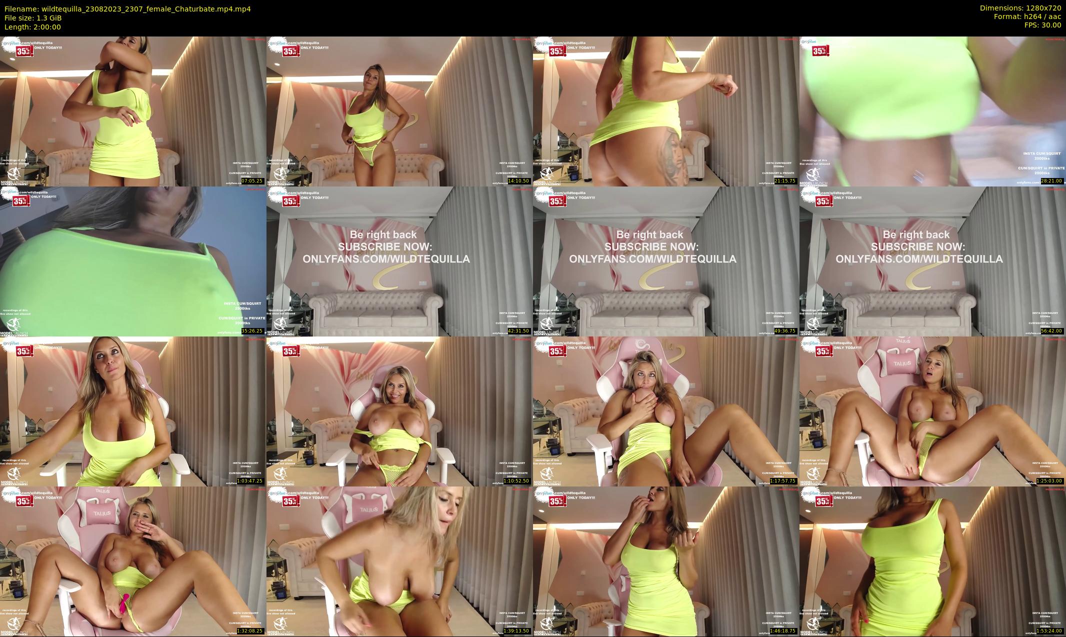 wildtequilla — 120 minute Chaturbate couple cam show recording, 720p, Aug 23, 2023