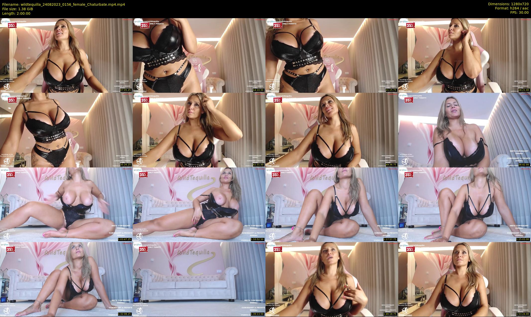 wildtequilla — 120 minute Chaturbate couple cam show recording, 720p, Aug 24, 2023