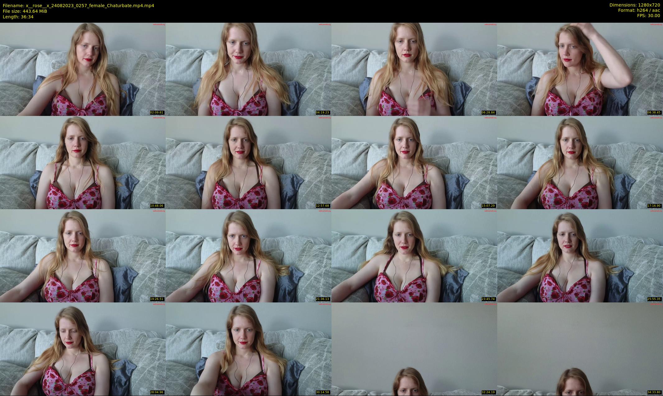 x__rose__x — 37 minute Chaturbate female cam show recording, 720p, Aug 24, 2023