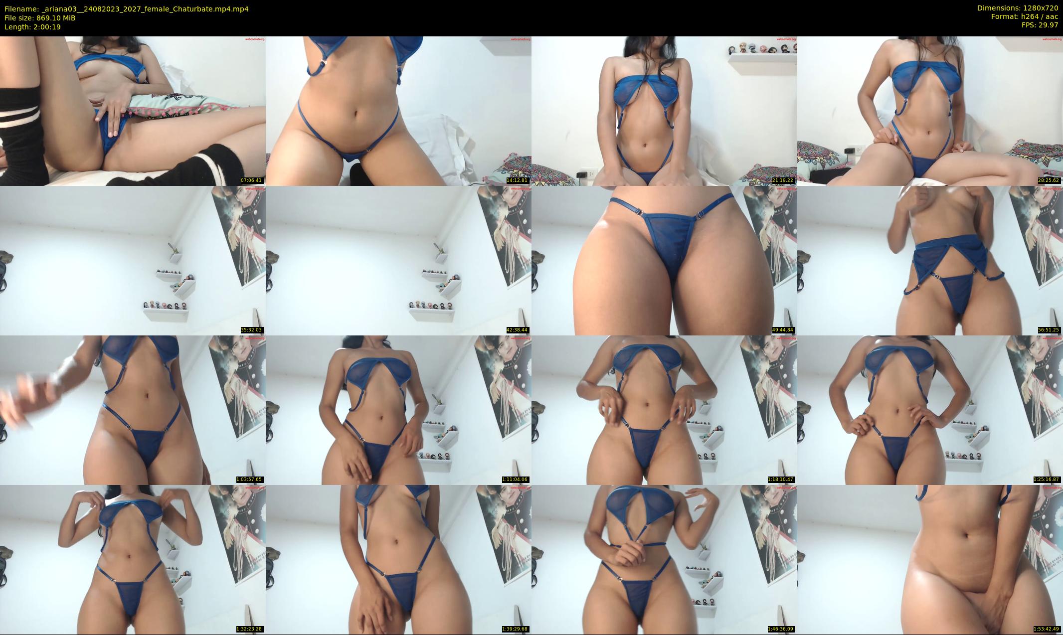 _ariana03_ — 121 minute Chaturbate female cam show recording, 720p, Aug 24, 2023