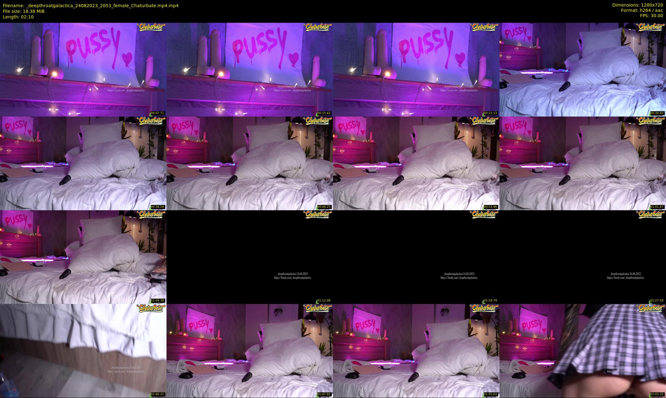_deepthroatgalactica — 3 minute Chaturbate couple cam show recording, 720p, Aug 24, 2023