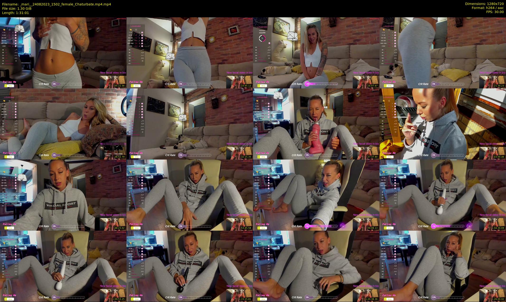 _mari_ — 92 minute Chaturbate female cam show recording, 720p, Aug 24, 2023