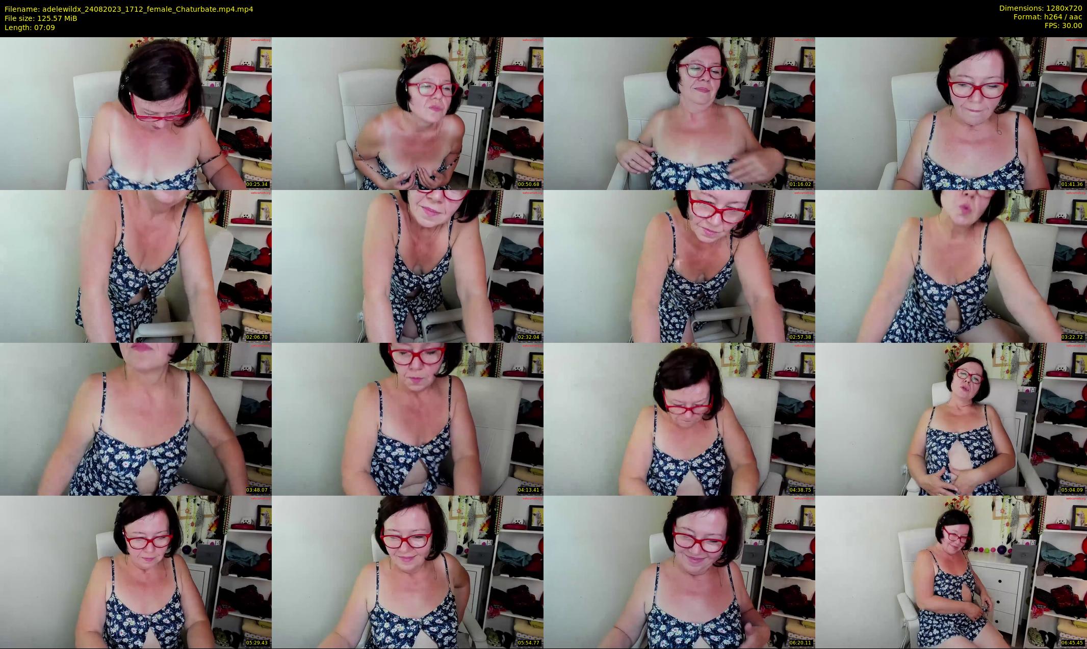 adelewildx — 8 minute Chaturbate female cam show recording, 720p, Aug 24, 2023