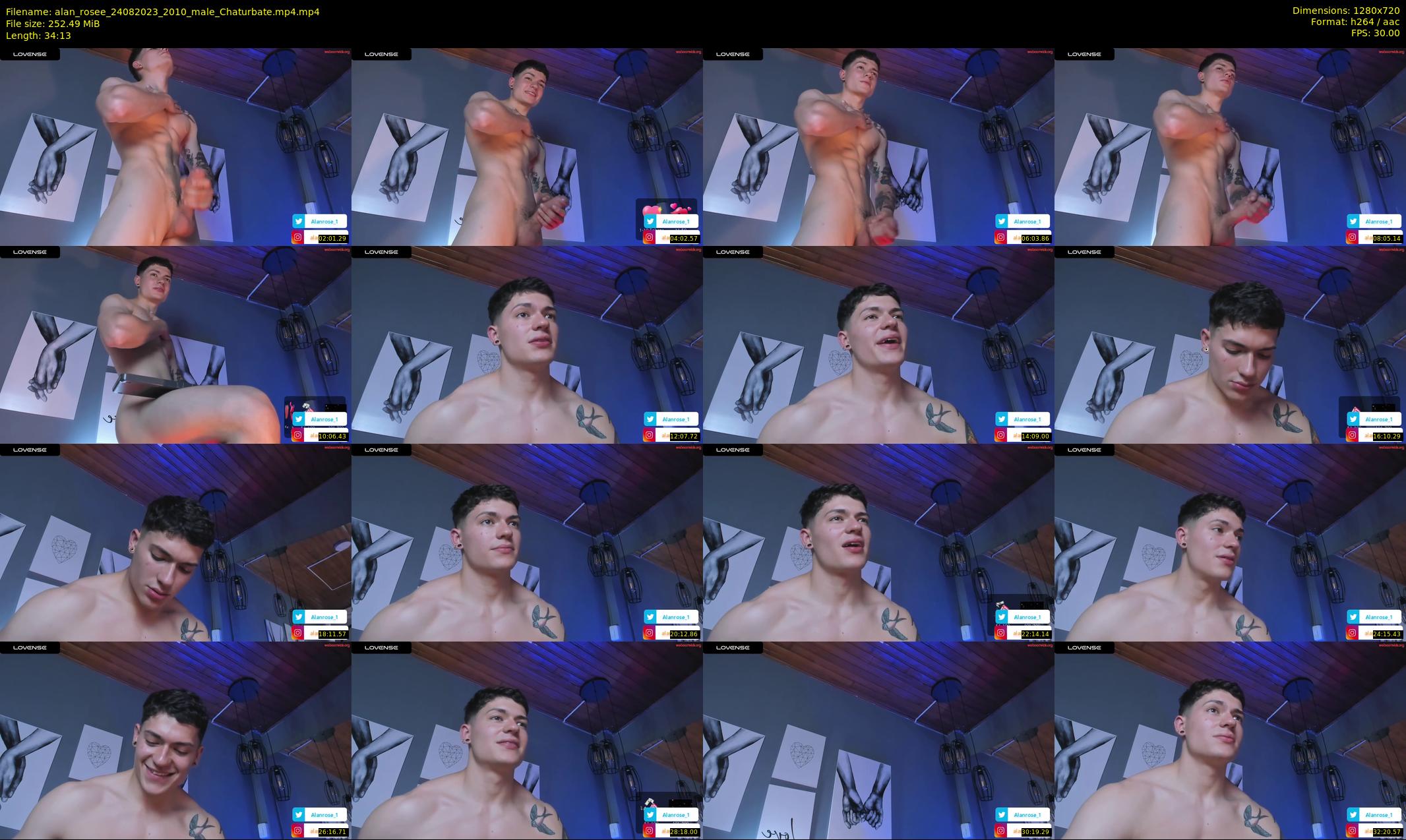 alan_rosee — 35 minute Chaturbate male cam show recording, 720p, Aug 24, 2023