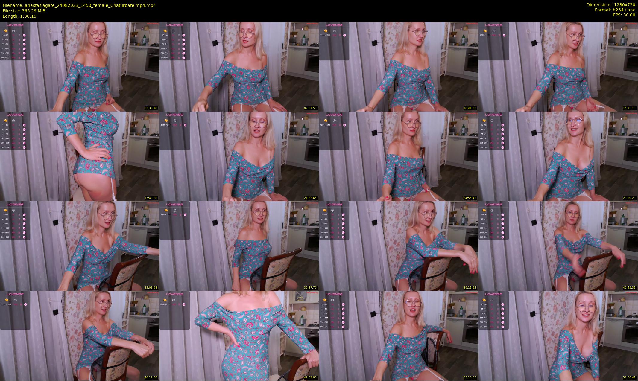 anastasiagate — 61 minute Chaturbate female cam show recording, 720p, Aug 24, 2023