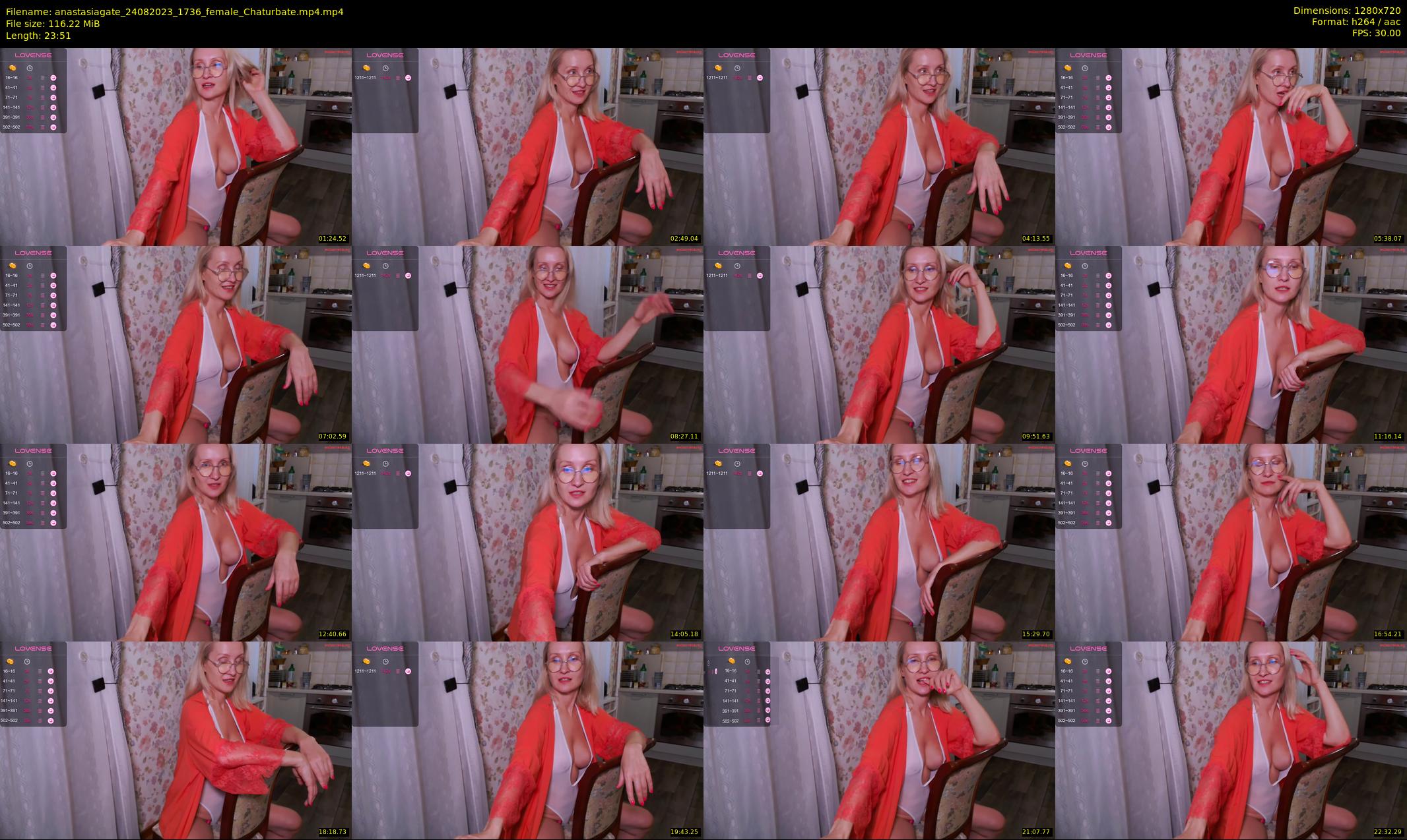 anastasiagate — 24 minute Chaturbate female cam show recording, 720p, Aug 24, 2023