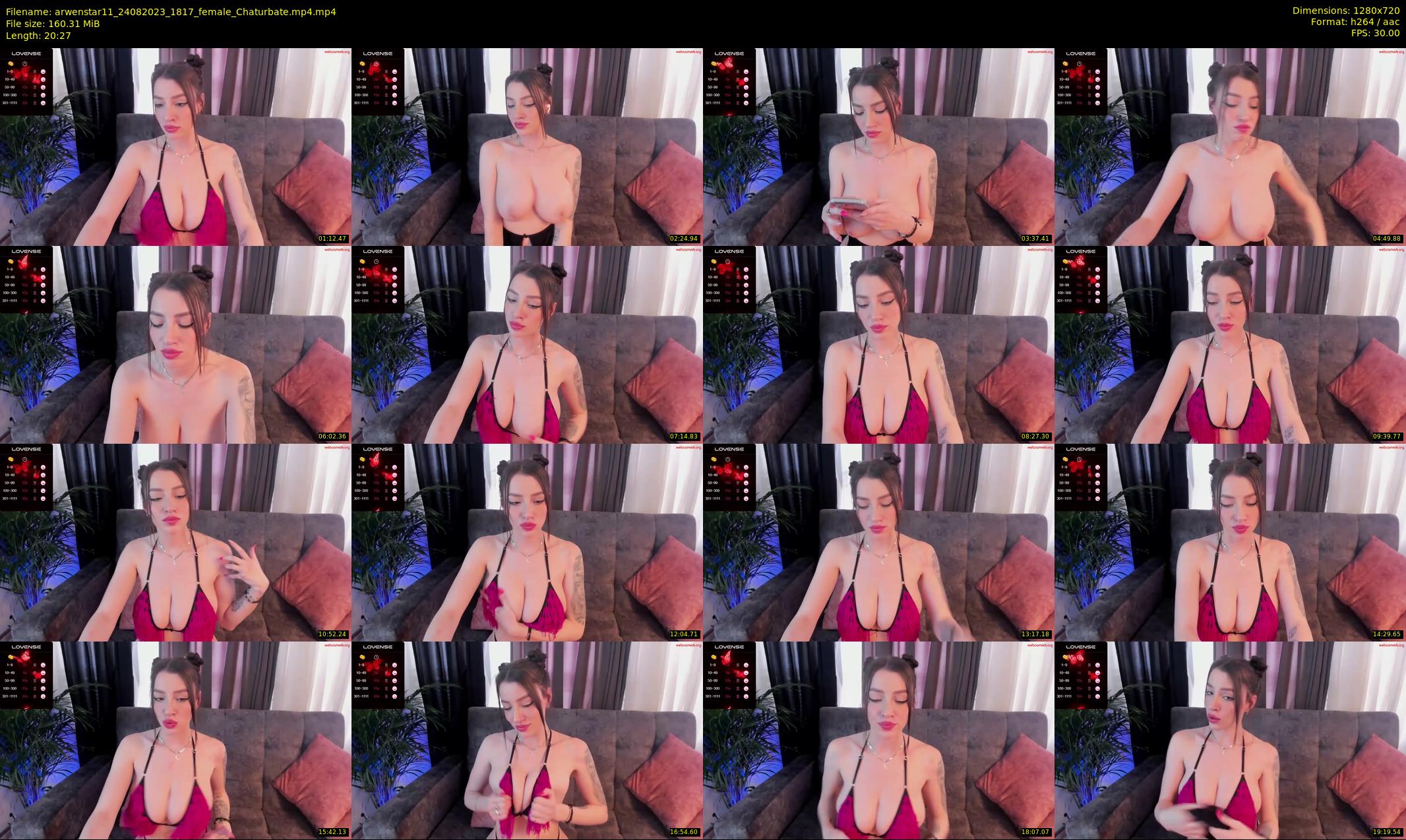 arwenstar11 — 21 minute Chaturbate female cam show recording, 720p, Aug 24, 2023