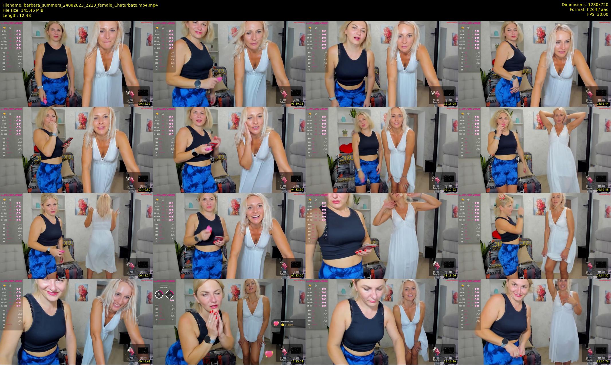 barbara_summers — 13 minute Chaturbate female cam show recording, 720p, Aug 24, 2023