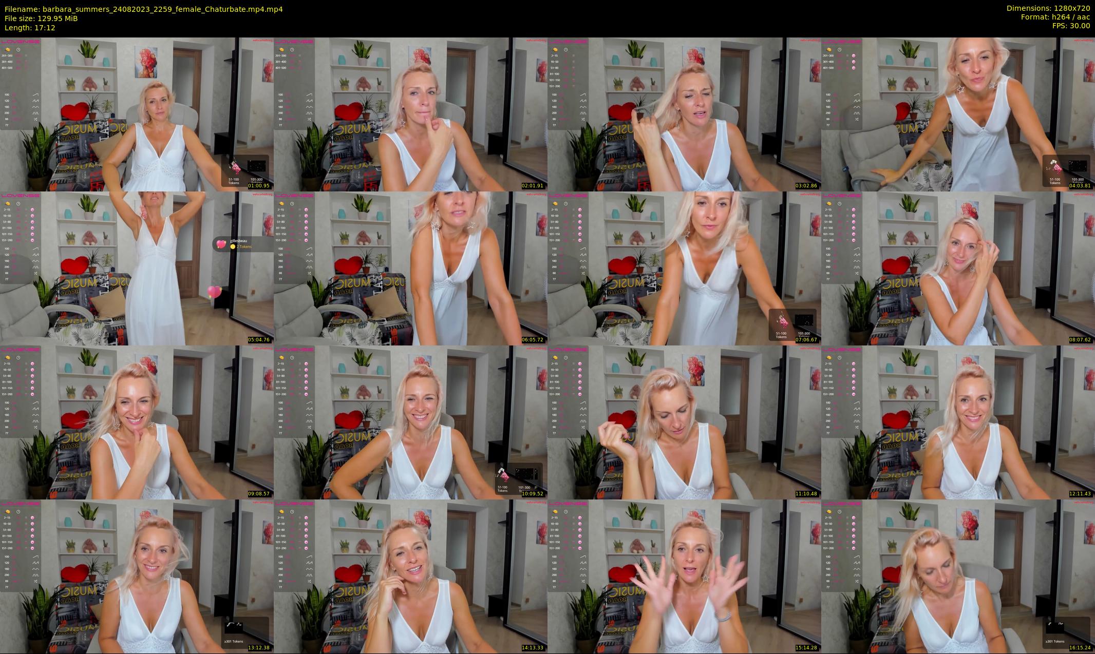 barbara_summers — 18 minute Chaturbate female cam show recording, 720p, Aug 24, 2023
