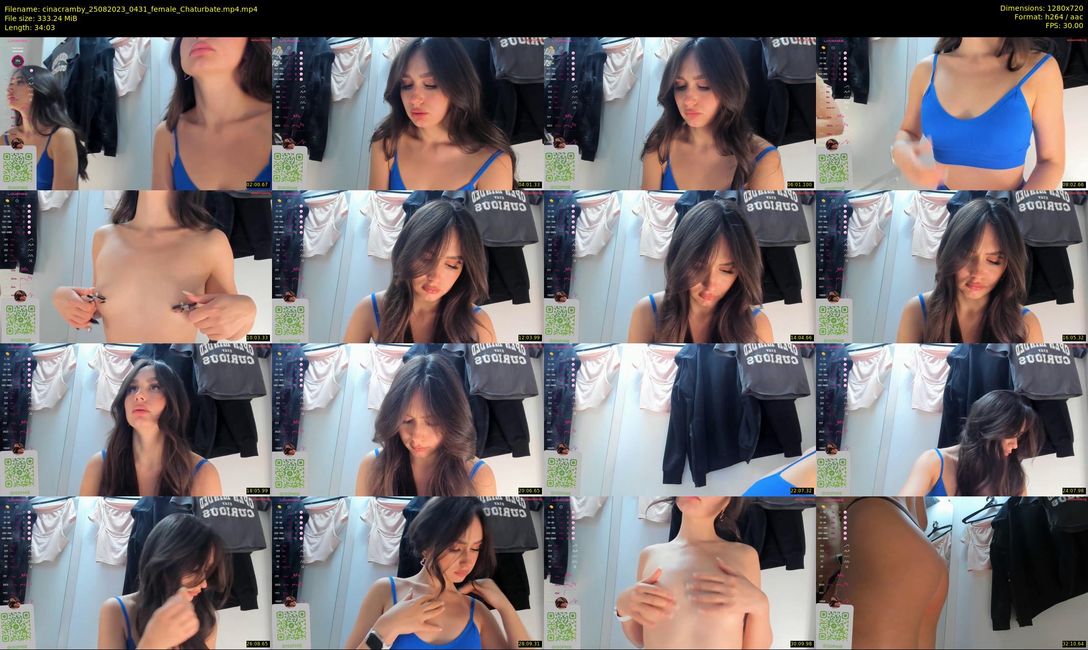 cinacramby — 35 minute Chaturbate female cam show recording, 720p, Aug 25, 2023