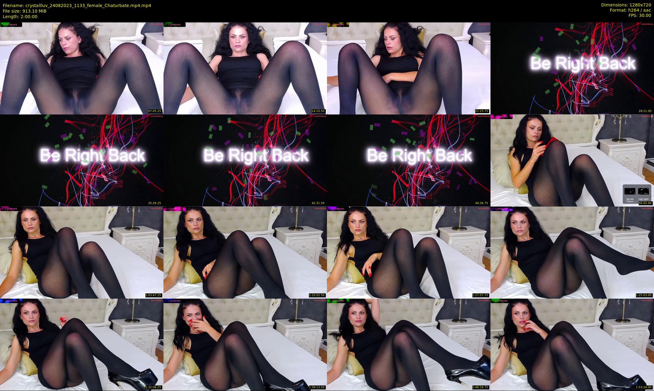 crystallluv — 120 minute Chaturbate female cam show recording, 720p, Aug 24, 2023