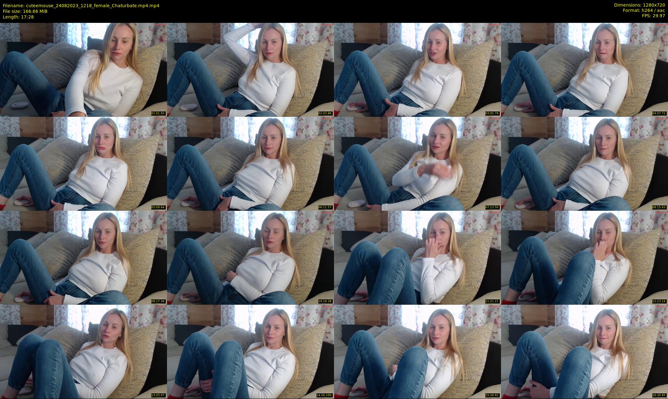 cuteemouse — 18 minute Chaturbate female cam show recording, 720p, Aug 24, 2023